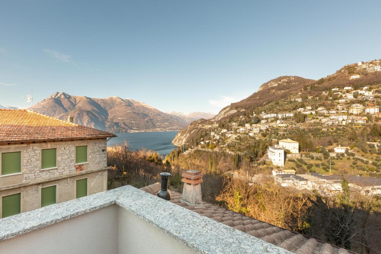 Mysa Properties - Casa Chicca, Flat With Lake View Terrace Perledo Eksteriør bilde